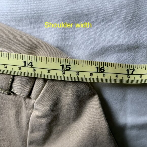 Tommy Hilfiger Casual Long Shirt Beige Small - Picture 7 of 11